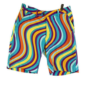 Loud Mouth Golf Shorts Mens Pocket Shorts called Torrey Lines Size 32
